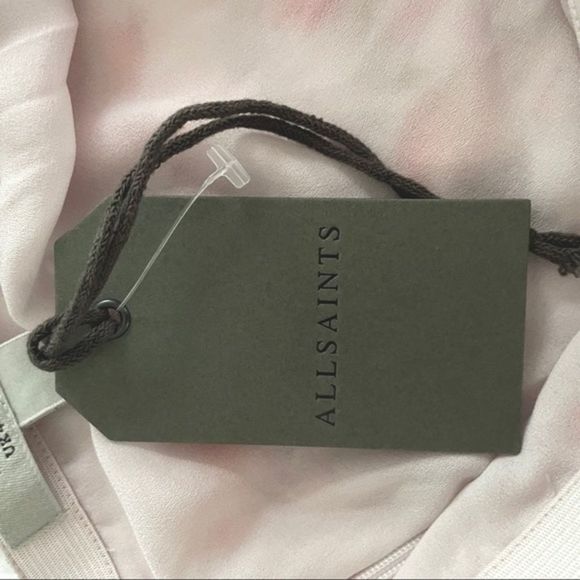 Allsaints Slvina Momo Handkerchief Skirt. Floral High Low Wrap look NWT US 0 - Picture 11 of 14